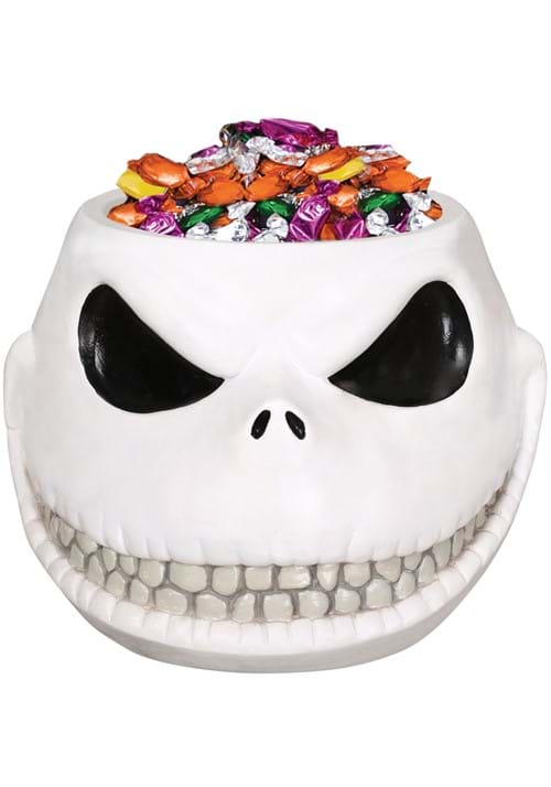 7-Inch Disney Jack Skellington Head Treat Bowl Decoration