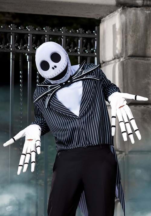 Adult Jack Skellington Moving Hands Costume Gloves