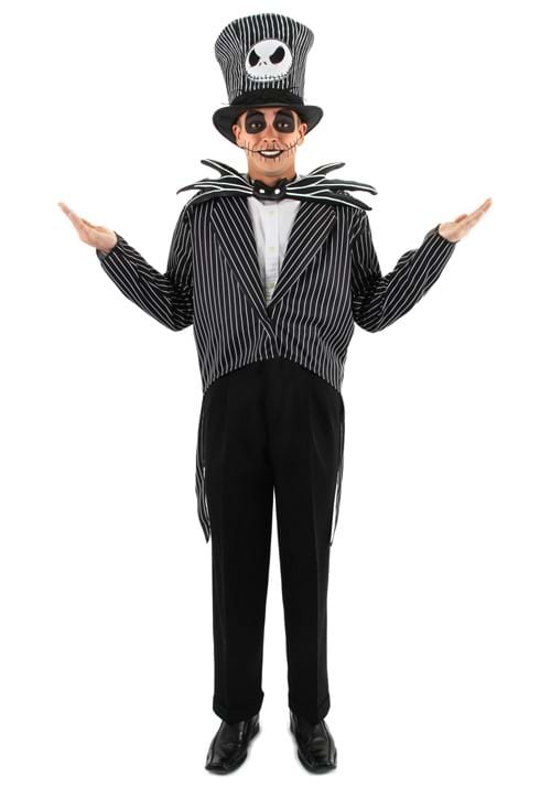 Jack Skellington Costume Top Hat Accessory