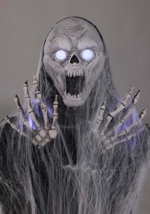 2.1FT Animated Jump Scare Skull and Tombstone Decoration - Tekky 4 2.1FT Animated Jump Scare Skull and Tombstone Decoration - Tekky