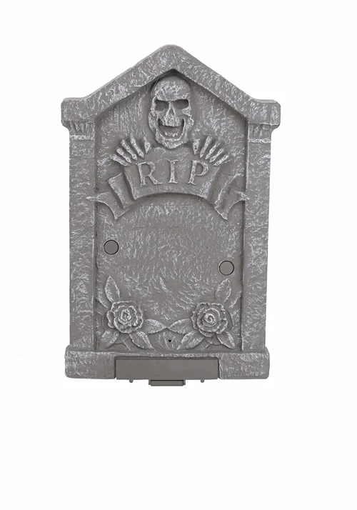 2.1FT Animated Jump Scare Skull and Tombstone Decoration - Tekky 6 2.1FT Animated Jump Scare Skull and Tombstone Decoration - Tekky