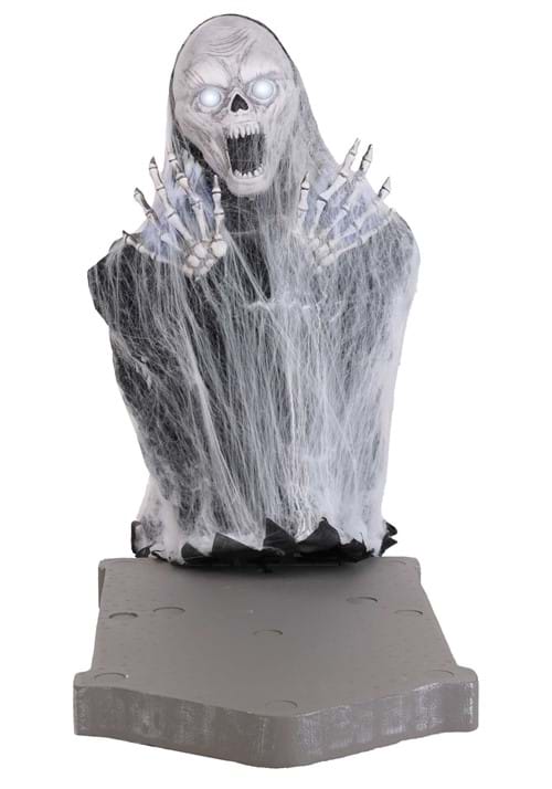 2.1FT Animated Jump Scare Skull and Tombstone Decoration - Tekky 7 2.1FT Animated Jump Scare Skull and Tombstone Decoration - Tekky