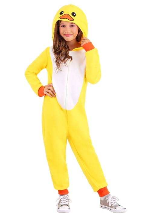 Child Yellow Duck Costume Onesie