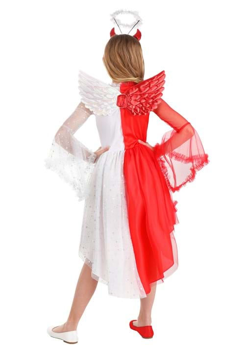 Girl's Half Angel Half Devil Costume Dress