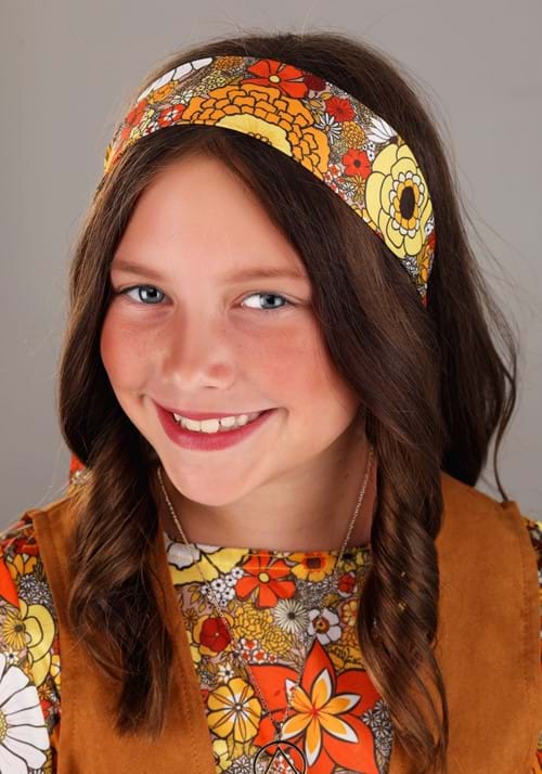 Kid's Autumn Flower Hippie Costume