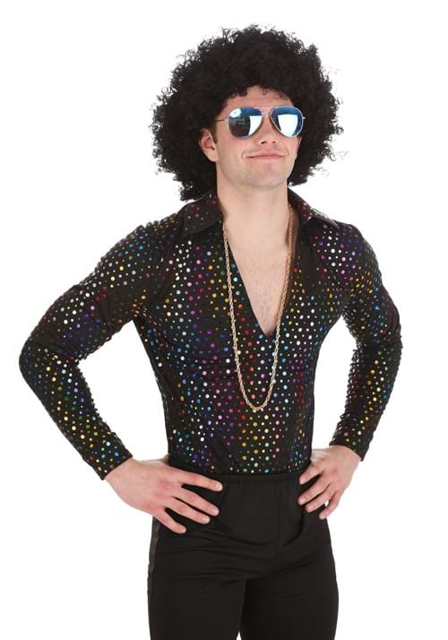 Dazzling Disco Costume Shirt for Men
