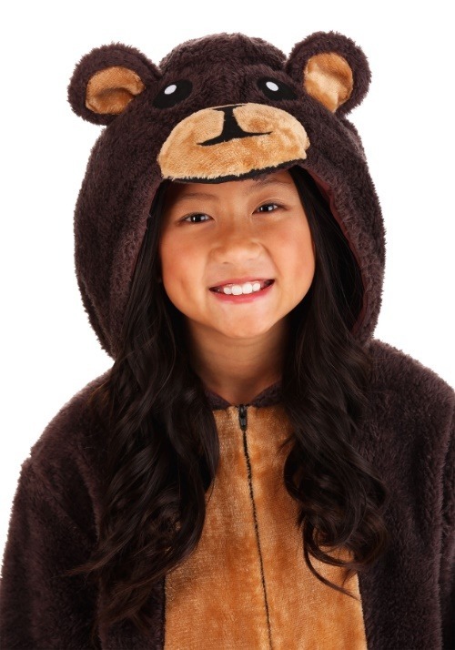 Brown Bear Kids Jumpsuit Costume 3 Brown Bear Kids Jumpsuit Costume