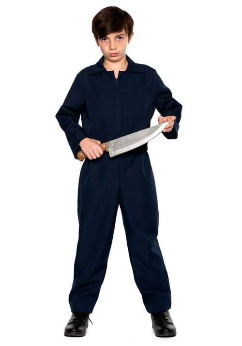 Dark Blue Mechanic Coveralls Costume for Kids