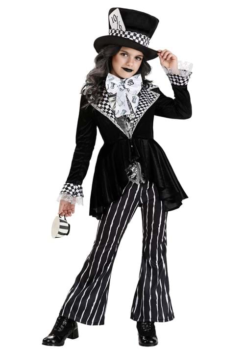 Deluxe Dark Mad Hatter Kid's Costume