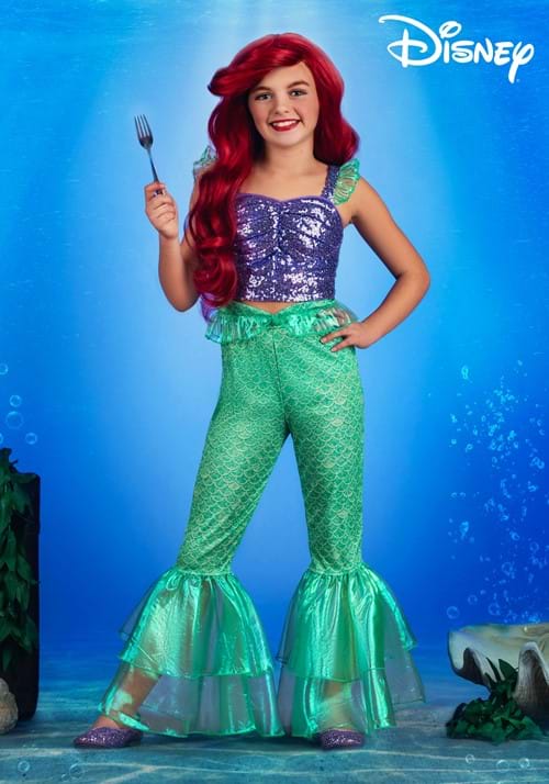 Girl's Disney The Little Mermaid Ariel Costume Outfit