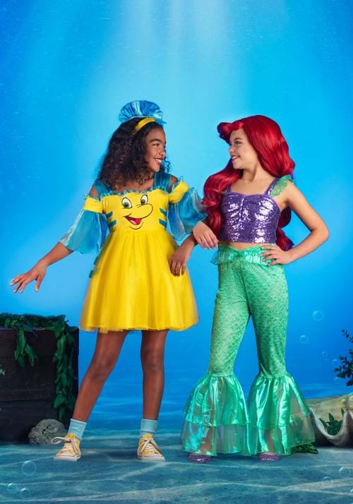 Girl's Disney The Little Mermaid Ariel Costume Outfit