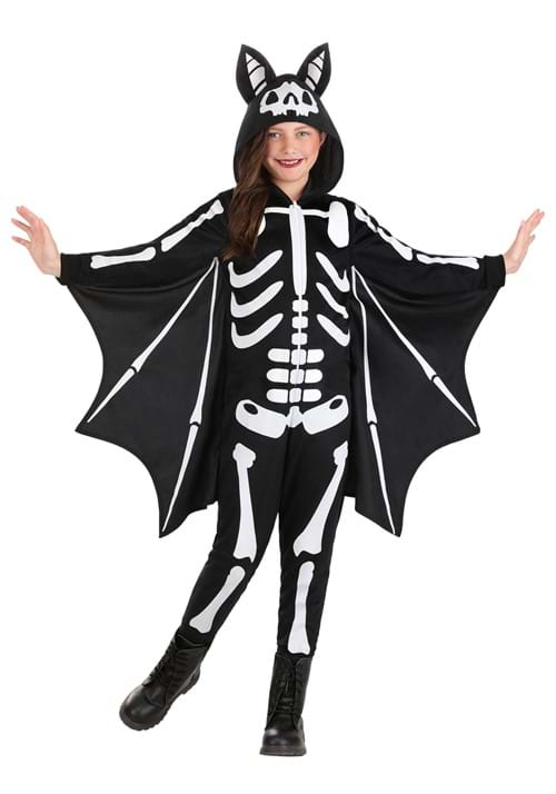 Flying Skeleton Bat Kid's Costume