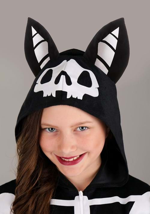 Flying Skeleton Bat Kid's Costume