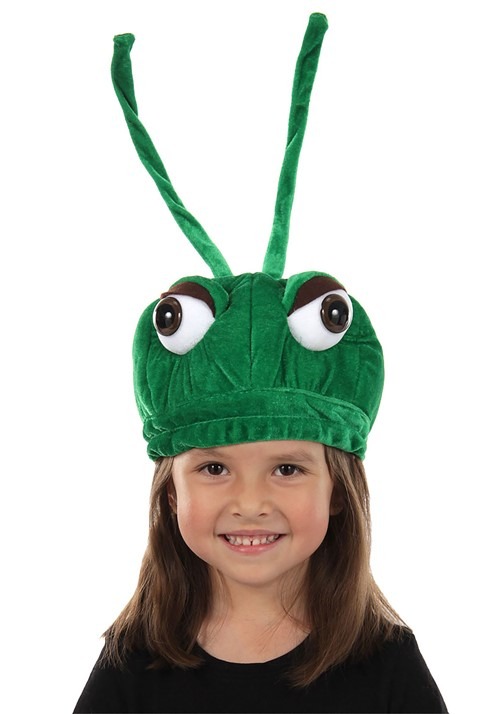 Child Grasshopper Plush Costume Hat