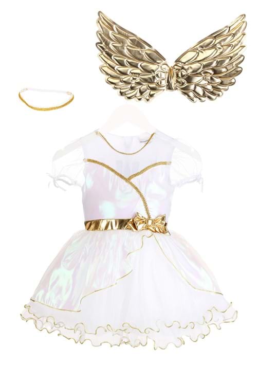 Guardian Angel Costume Dress for Girls