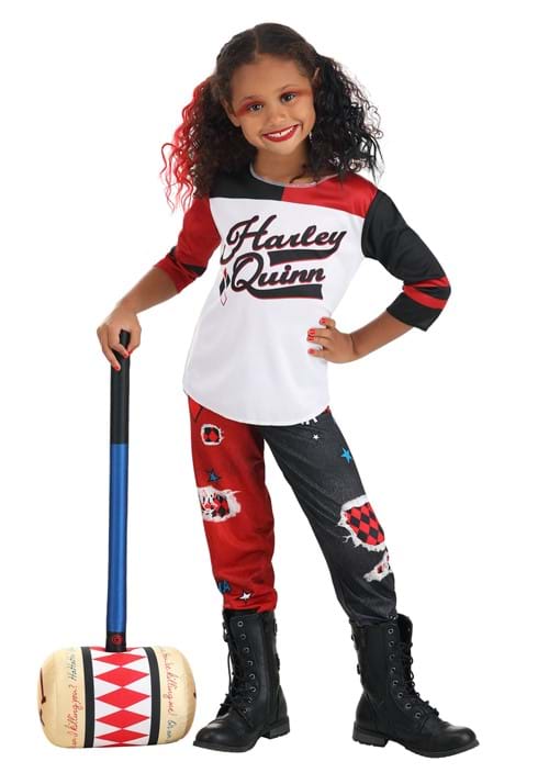 Harley Quinn Squad Girl's Costume