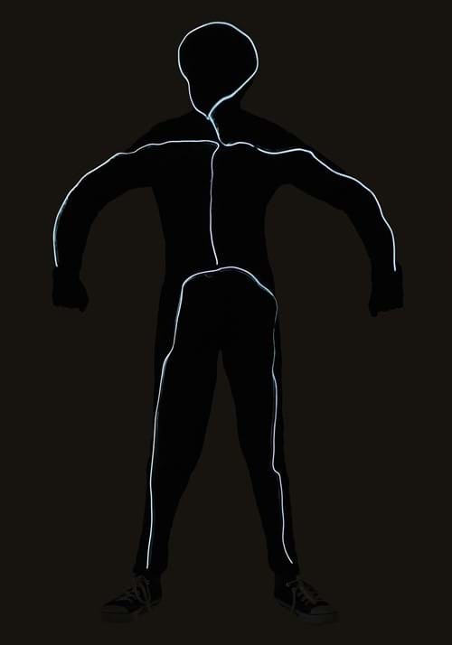 Kid's Light Up Stick Figure Costume