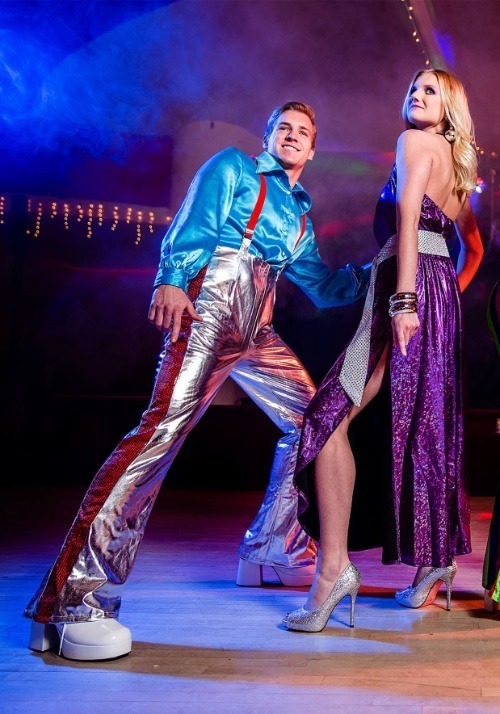 Funky Disco Plus Size Costume for Men