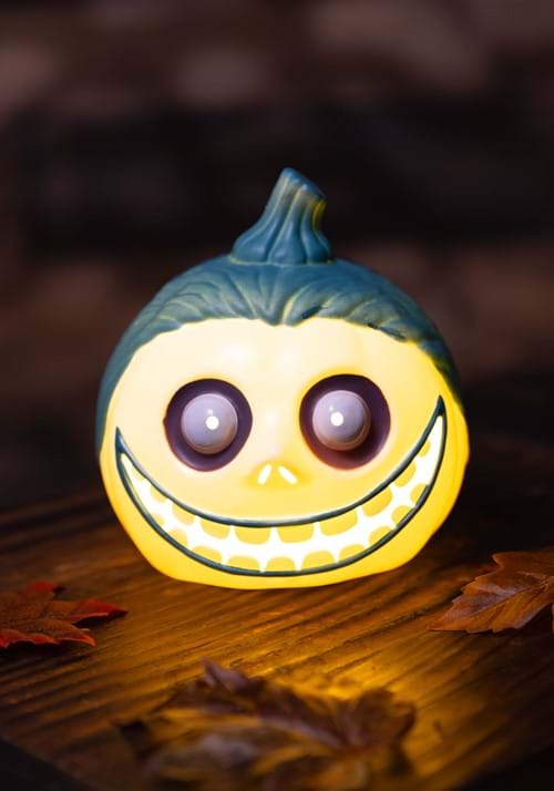 6-Inch Nightmare Before Christmas Light Up Barrel Pumpkin Prop 3 6-Inch Nightmare Before Christmas Light Up Barrel Pumpkin Prop