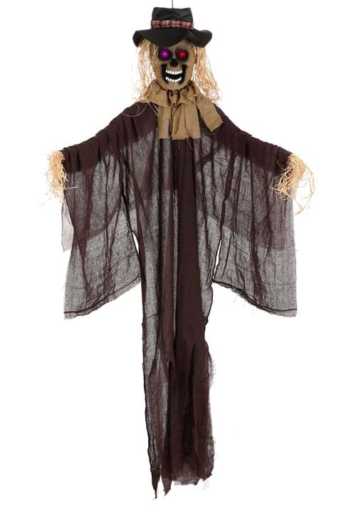 5.5FT Hanging Scarecrow with Color LED Changing Lights Prop