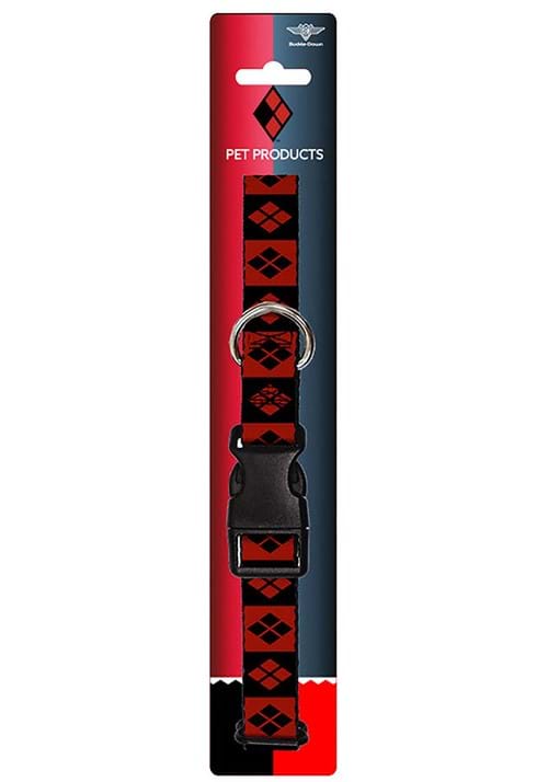 Diamond Blocks Harley Quinn Pet Collar 3 Diamond Blocks Harley Quinn Pet Collar