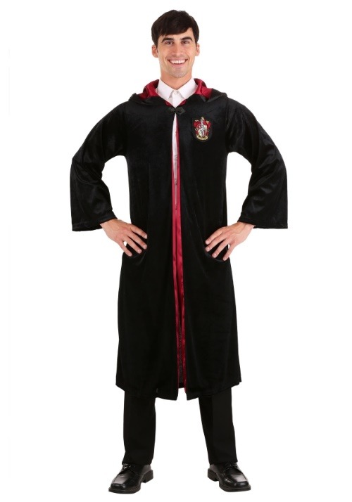 Adult Harry Potter Deluxe Gryffindor Robe Costume 6 Adult Harry Potter Deluxe Gryffindor Robe Costume