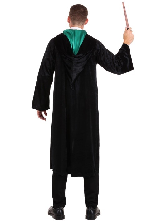 Harry Potter Adult Deluxe Slytherin Robe Costume 5 Harry Potter Adult Deluxe Slytherin Robe Costume