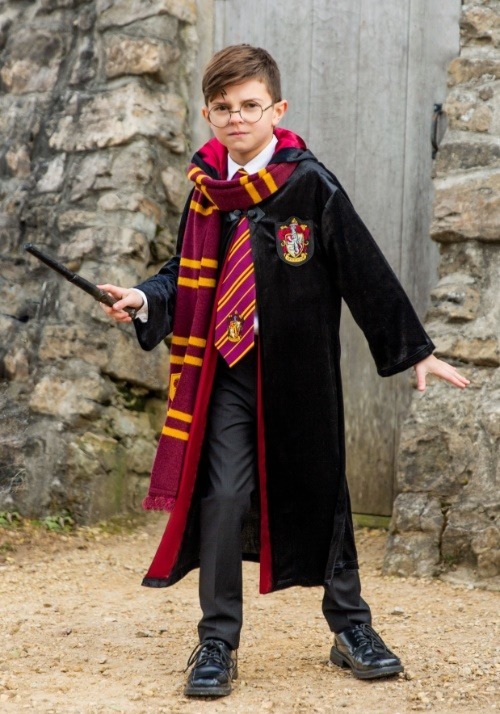 Harry Potter Deluxe Kid's Gryffindor Robe Costume