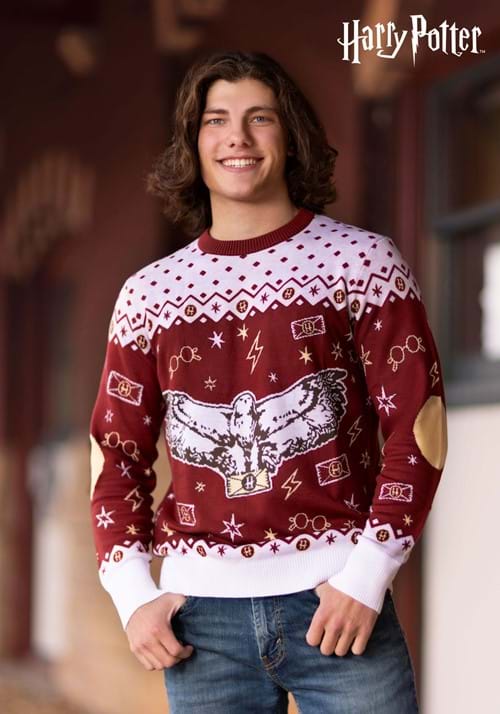 Harry Potter Hedwig Ugly Sweater for Adults