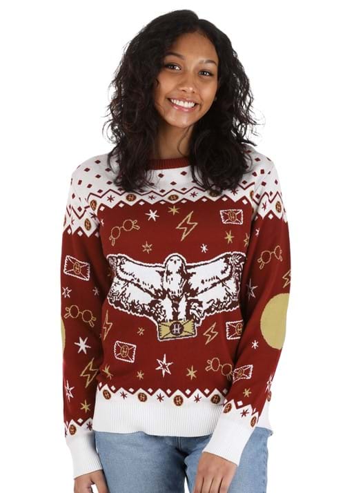 Harry Potter Hedwig Ugly Sweater for Adults