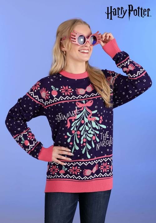 Harry Potter Luna Lovegood Adult Ugly Sweater