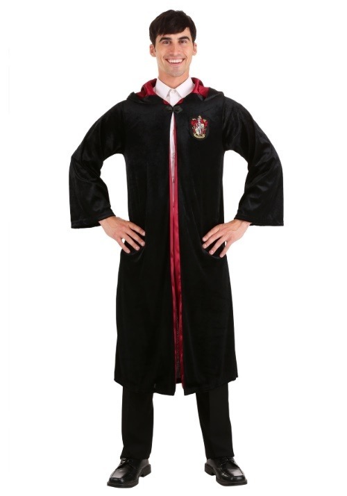 Adult Plus Size Deluxe Harry Potter Gryffindor Robe Costume