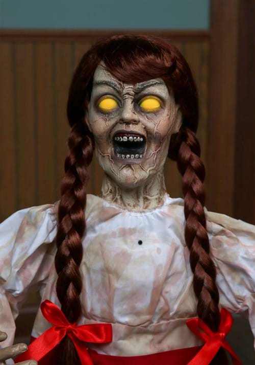 32-Inch Poseable Grim Haunted Girl Doll Decoration