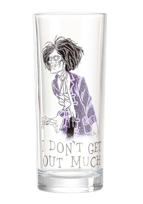 Set of 4 Hocus Pocus Glitter Glass Tumbler Set