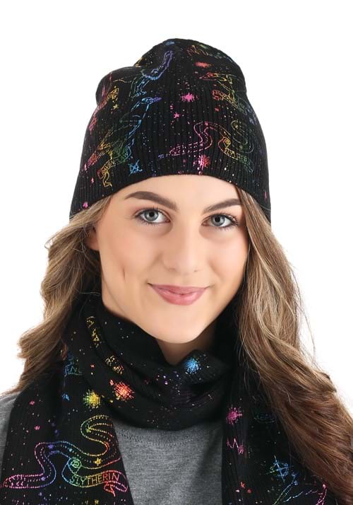 Emblem Hogwarts House Constellations Knit Hat