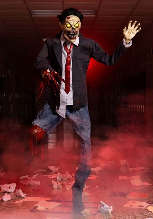 5.8FT Animatronic Hopps the Dismembered Zombie Halloween Decoration