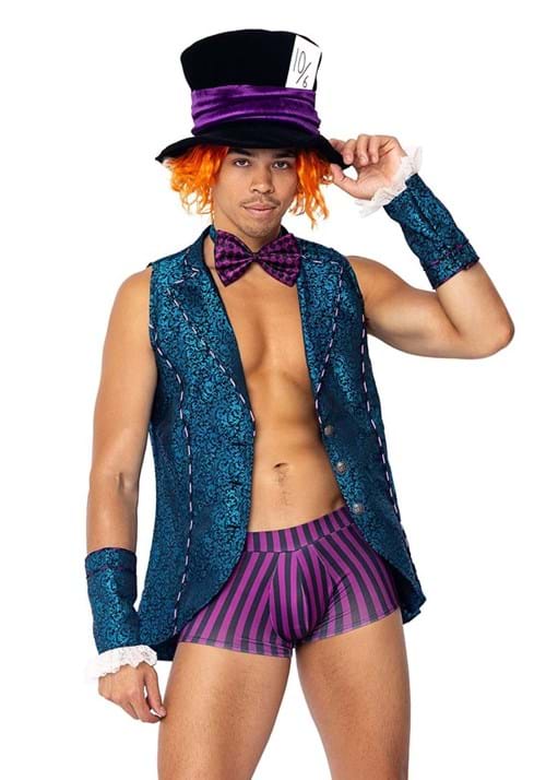 Hunky Mad Hatter Costume for Men 3 Hunky Mad Hatter Costume for Men