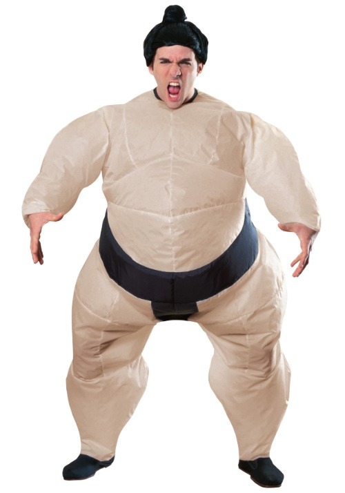 Inflatable Sumo Men's Costume