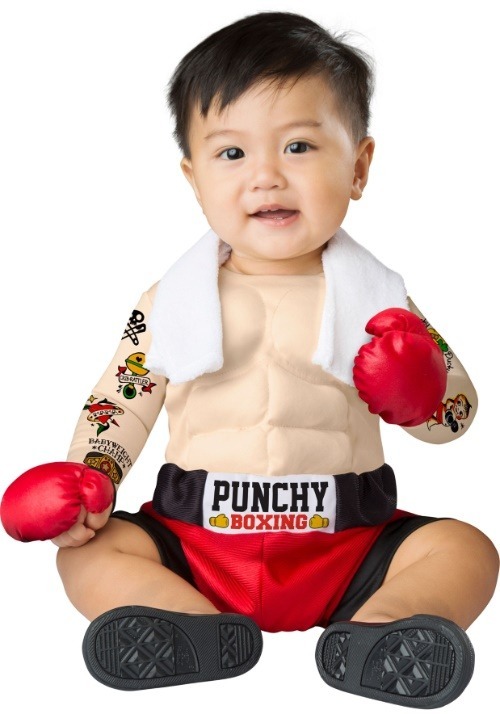 Boy's Punchy Boxer Infant Costume