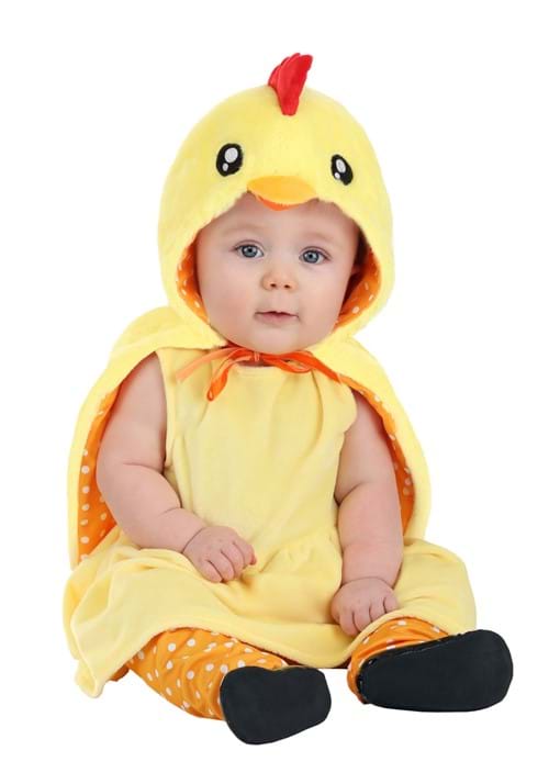 Infant Chicken Capelet Costume 3 Infant Chicken Capelet Costume