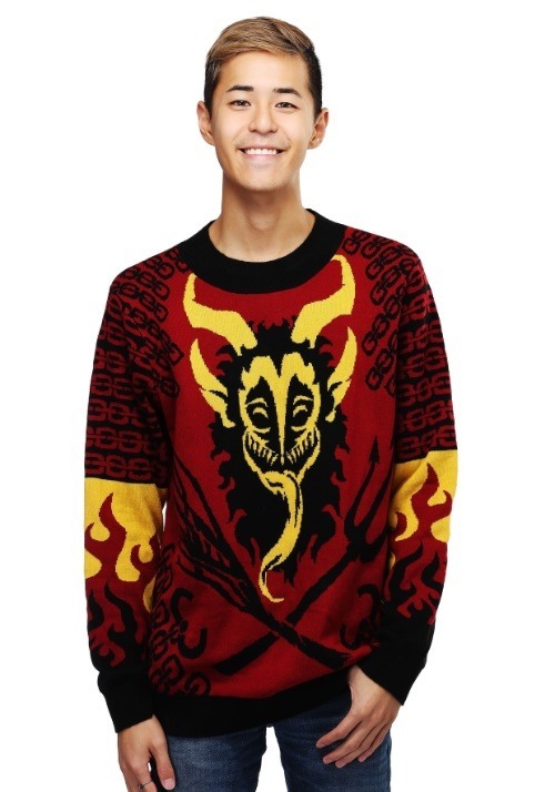 Men's Krampus Ugly Christmas Sweater 4 Men's Krampus Ugly Christmas Sweater