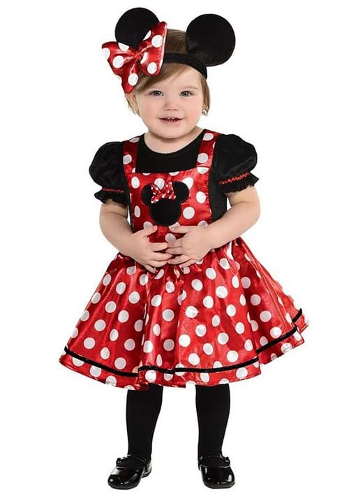 Girl's Minnie Mouse Infant Red Costume Dress