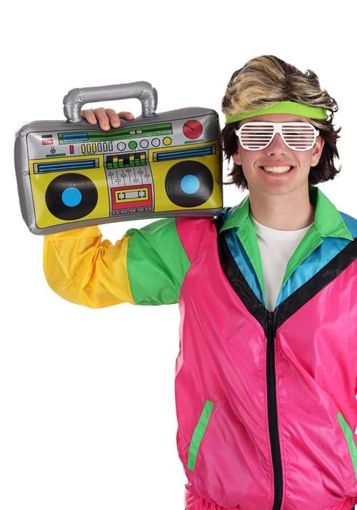 Inflatable 80s Boombox Accessory