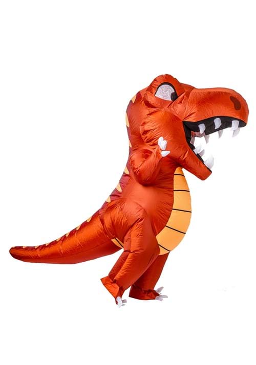 Inflatable Adult Red Dinosaur Costume