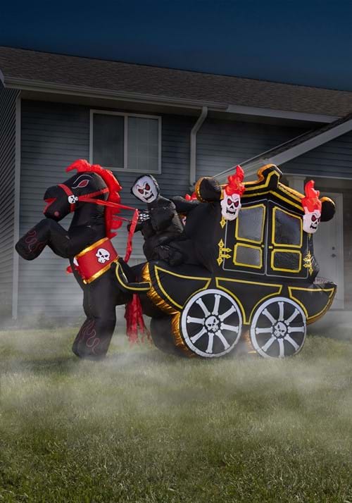 10FT Inflatable Halloween Carriage Prop