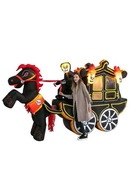 10FT Inflatable Halloween Carriage Prop