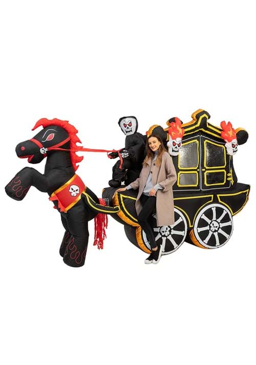 10FT Inflatable Halloween Carriage Prop