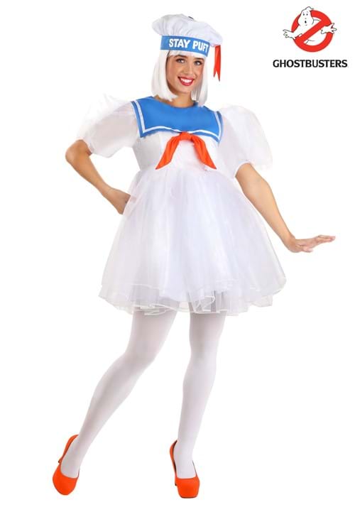 Ghostbusters Stay Puft Costume Dress for Women