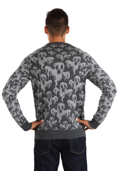 Adult Ghoulish Ghosts Halloween Sweater 4 Adult Ghoulish Ghosts Halloween Sweater