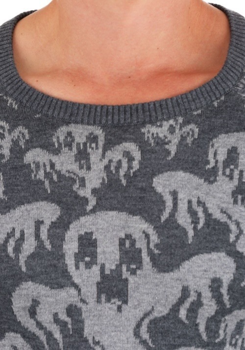 Adult Ghoulish Ghosts Halloween Sweater 5 Adult Ghoulish Ghosts Halloween Sweater